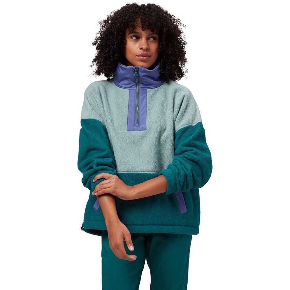 Stoic‎ color block Fleece Pullover Sz L